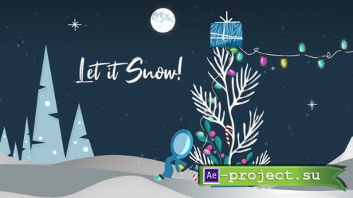 Videohive - Inkman Christmas Greeting - Let it Snow! - 39800229 - Project for After Effects