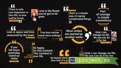 Videohive - Quotes Titles Pack - 39809205 - Project for After Effects