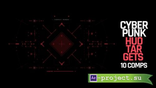 Videohive - HUD Cyberpunk Targets - 39867138 - Project for After Effects