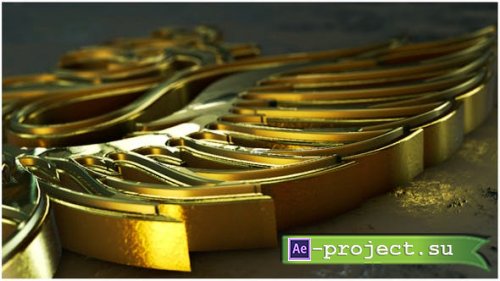 Videohive - 3D Gold Logo Reveal - 39432922 - Project for After Effects