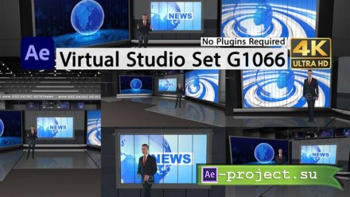 Videohive - Virtual Studio Set G1066 - 38089290 - Project for After Effects  