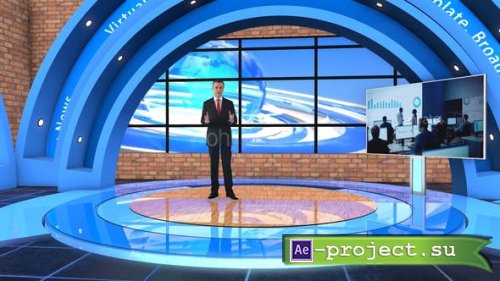 Videohive - Virtual Studio Set 1002 - 32458644 - Project for After Effects