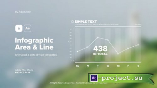 Videohive - Infographic Area & Line Graphs - 39864742 - Project for After Effects