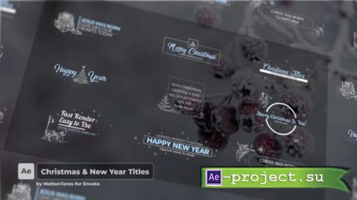 Videohive - Christmas Titles - 25205508 - Project for After Effects