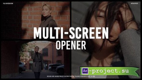 Videohive - Multi-Screen Slideshow - 39929340 - Project for After Effects