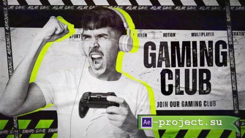 Videohive - Gaming Intro l Gaming Channel Opener l Youtube Vlog Intro - 39785718 - Project for After Effects