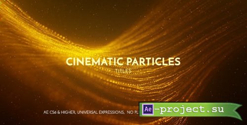 Videohive - Cinematic Particles Titles - 20839995 - Project for After Effects