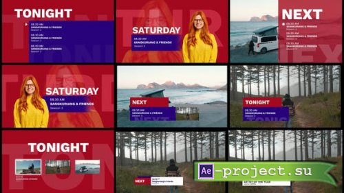 Videohive - Simple Clean Flat Minimalist Broadcast Package - 38576073 - Project for After Effects