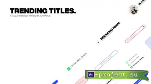 Videohive - Trending Titles - 39956648 - Project for After Effects