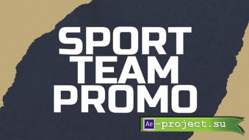 Videohive - Sport Team Promo - 39913423 - Project for After Effects