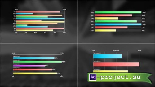 Videohive - Horizontal Bar Infographic - 39963714 - Project for After Effects