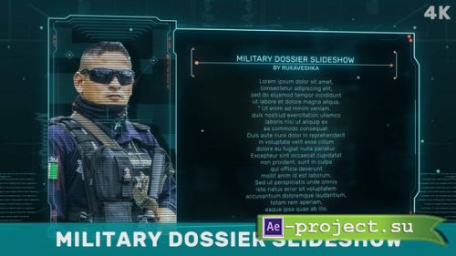 Videohive - Military Dossier Slideshow - 39953149 - Project for After Effects
