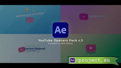 Videohive - YouTube Intro II - 39973700 - Project for After Effects