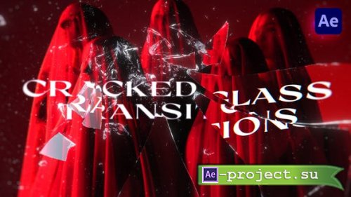 Videohive - Cracked Glass Transitions - 39987005 - Project for After Effects