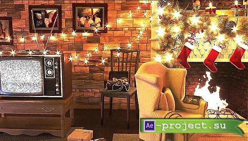 Old TV Winter Slideshow 345379 - Project for After Effects