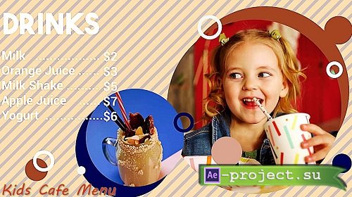 Videohive - Kids Cafe Menu 40204608 - Project For Final Cut & Apple Motion