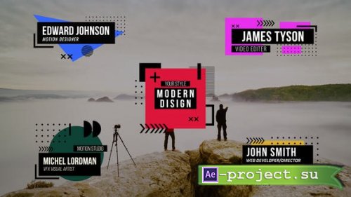 Videohive - Glitch Lower Third Titles for After Effects - 39030357 - Project for After Effects