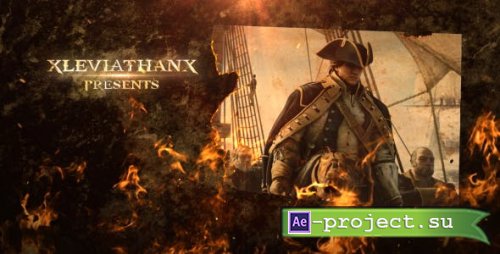 Videohive - Fire Paper Cinematic - 18400207 - Project for After Effects