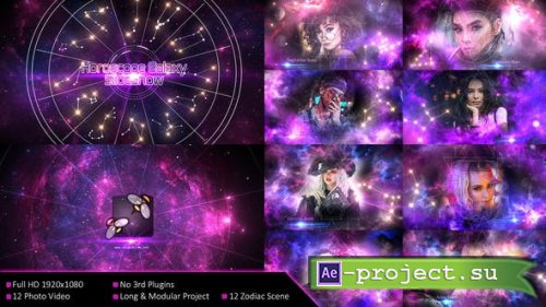 Videohive - Horoscope Galaxy Slideshow - 33258564 - Project for After Effects