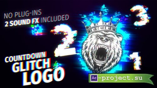 Videohive - Countdown Glitch Logo - 39994470 - Project for After Effects