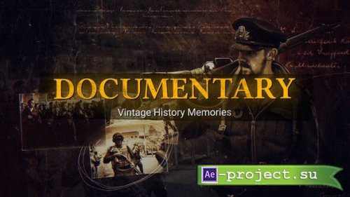 Videohive - Documentary Historical Vintage Slideshow - 23921305 - Project for After Effects