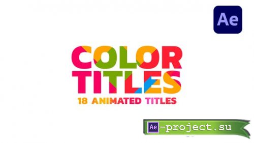Videohive - Color Titles - 29394357 - Project for After Effects