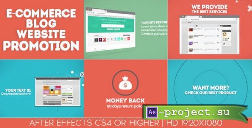 Videohive - E-commerce / Blog / Website Promotion - 9870633 - Project for After Effects