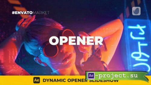 Videohive - Dynamic Opener Slideshow - 40035994 - Project for After Effects