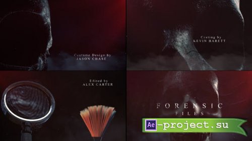 Videohive - Forensic Files I Title Sequence - 40058755 - Project for After Effects