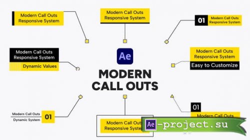 Videohive - Modern Call Outs For After Effects - 40077039 - Project for After Effects