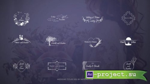 Videohive - 24 Wedding Titles | After Effects - 38523310 - Project for After Effects