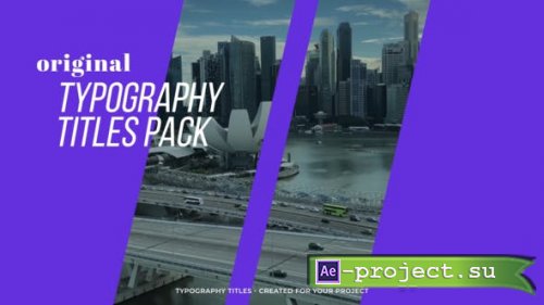 Videohive - Typography Titles V1 | After Effects - 39168106 - Project for After Effects