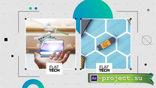 Videohive - Flat Technology Slideshow 4K | After Effects - 40076530 - Project for After Effects