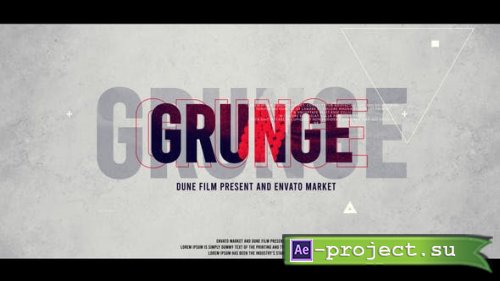 Videohive - Grunge Titles - 40076599 - Project for After Effects