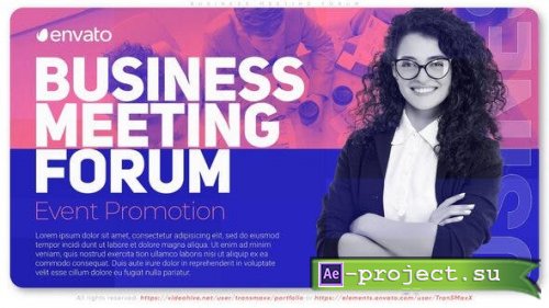 Videohive - Business Meeting Forum - 40096251 - Project for After Effects