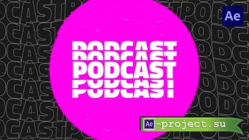 Videohive - Stylish Typography Podcast - 40081798 - Project for After Effects