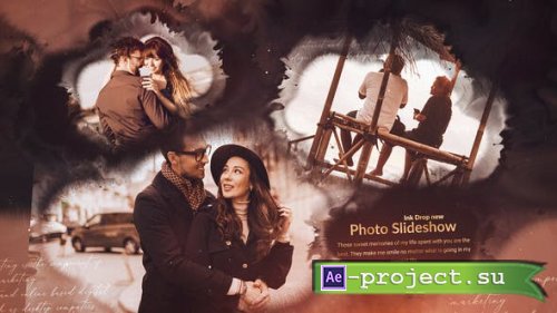 Videohive - Ink Drop Photo Slideshow - 39613833 - Project for After Effects