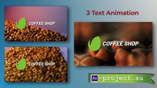 Videohive - Logo Opener With Coffee Grain - 40176469 - Project for After Effects