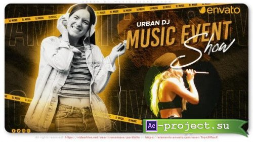 Videohive - Urban DJ Music Event Show - 40185010 - Project for After Effects