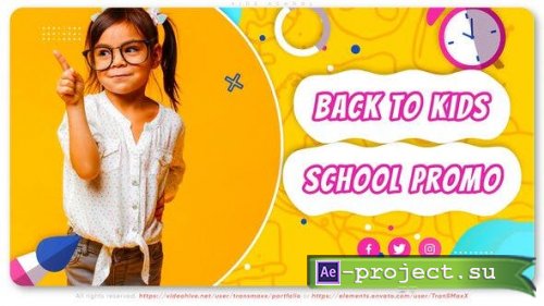 Videohive - Kids School - 40110081 - Project for After Effects