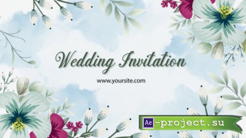 Videohive - Romantic Wedding Invitation - 40128072 - Project for After Effects