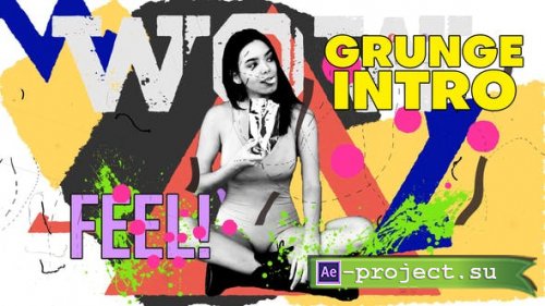 Videohive - Stop Motion Grunge Intro - 40125513 - Project for After Effects