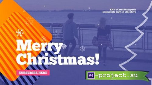 Videohive - Flat Christmas Broadcast Pack - 22837458 - Project for After Effects