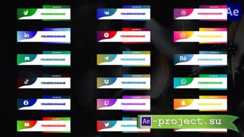Videohive - Social Media Lower Third | V.3 After Effect - 40187866 - Project for After Effects