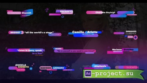 Videohive - Dynamic and Creative Lower Thirds - 40206979 - Project for After Effects