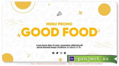 Videohive - Good Food - 40199994 - Project for After Effects