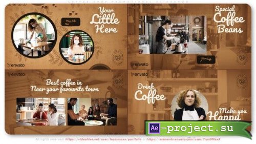 Videohive - Coffee Shop Promotional Slideshow - 40200233 - Project for After Effects