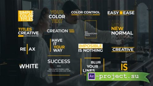 Videohive - 16 Modern Titles  AE - 40207916 - Project for After Effects