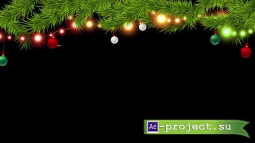 Videohive - Christmas animation frame 4K - 39471461 - Motion Graphics