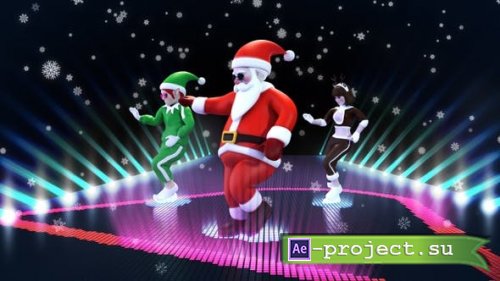 Christmas Dance group Opening - Motion Graphics 